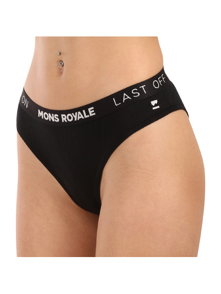 Mons Royale Дамски бикини Mons Royale merino черни