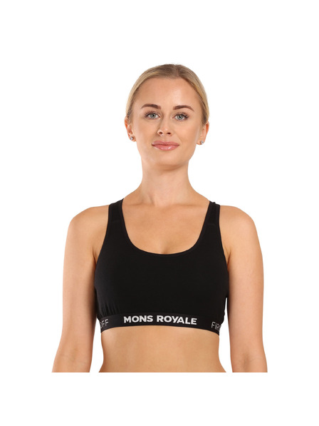 Mons Royale Дамски сутиен Mons Royale черен