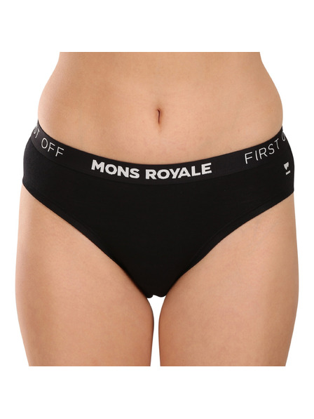 Mons Royale Дамски бикини Mons Royale merino черни