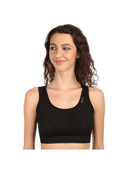 Sensor Дамски сутиен Sensor Active merino черен