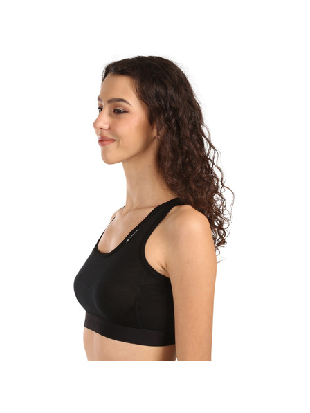 Sensor Дамски сутиен Sensor Active merino черен