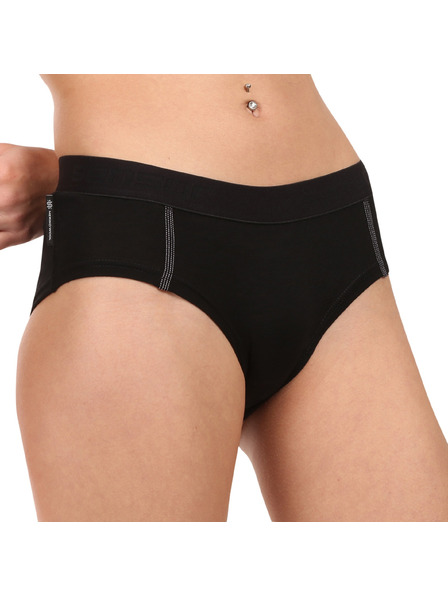 Sensor Дамски бикини Sensor Active merino черни