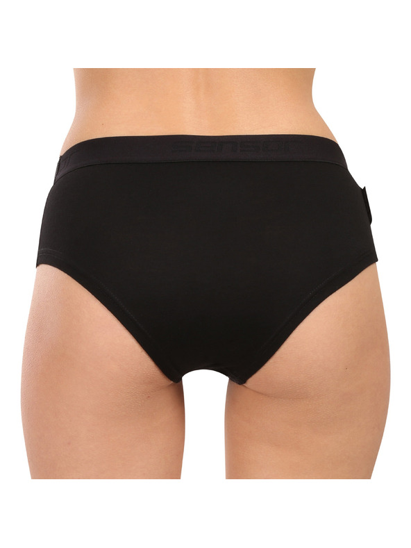 Sensor Дамски бикини Sensor Active merino черни
