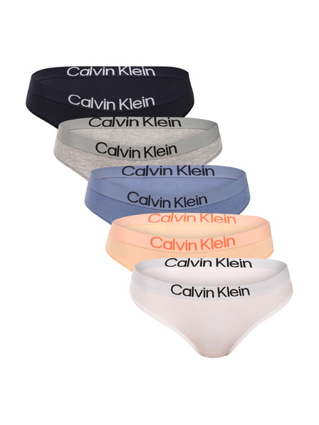 Calvin Klein Комплект от пет - дамски бикини Calvin Klein многоцветни