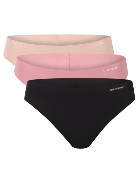 Calvin Klein Комплект от три - дамска танга Calvin Klein безшевна многоцветна