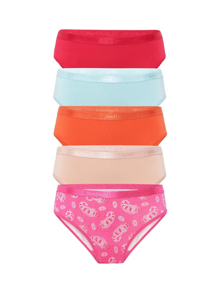 Modibodi Комплект от пет - бикини Modibodi Classic Bikini Morocco Multi