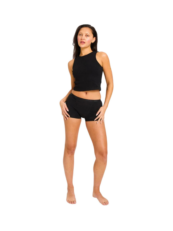 Modibodi Менструални бикини Modibodi Basic Boyshort Super Overnight