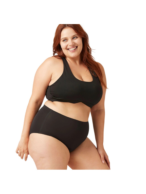 Modibodi Менструални бикини Modibodi Seamfree Full Brief Super Overnight