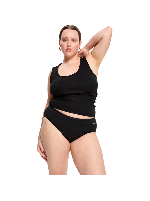Modibodi Менструални бикини Modibodi Basic Mid-Rise Brief Super-Overnight