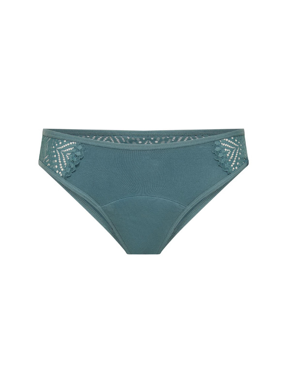 Modibodi Менструални бикини Modibodi Sensual Cheeky Brief Moderate-Heavy Arizona Blue