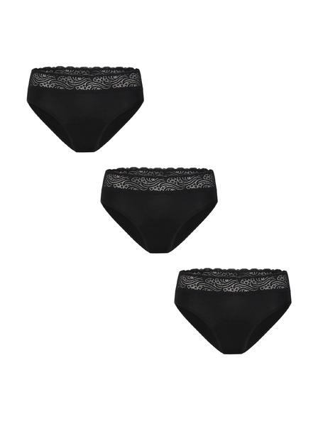 Modibodi Комплект от три - менструални бикини Modibodi Sensual Hi-Waist Bikini Moderate-Heavy
