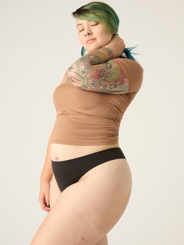 Modibodi Менструални бикини Modibodi Seamfree Thong Light-Moderate