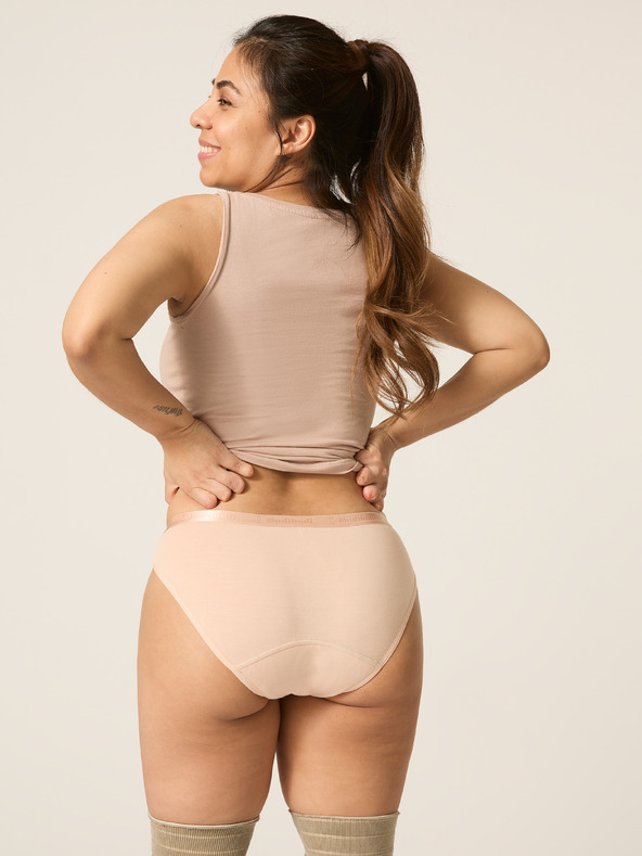 Modibodi Менструални бикини Modibodi Classic Bikini Moderate-Heavy Beige