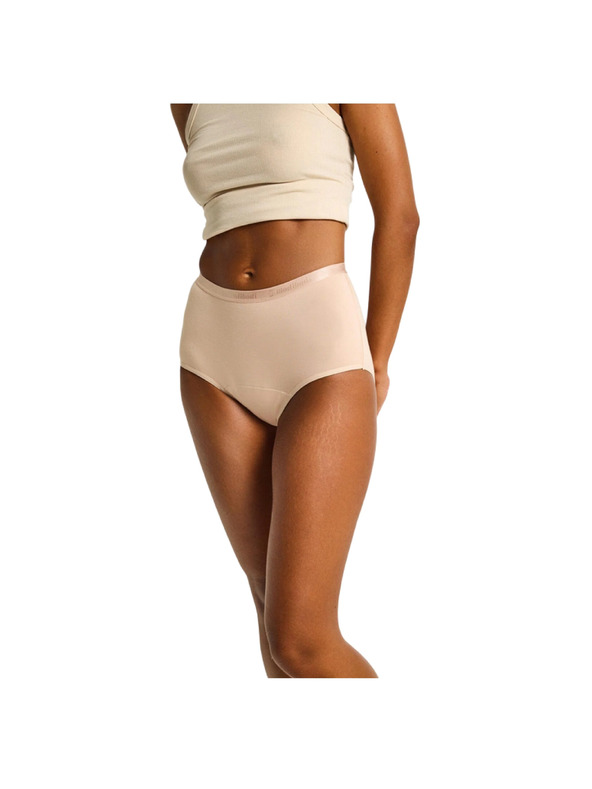 Modibodi Менструални бикини Modibodi Classic Full Brief Light-Moderate Beige