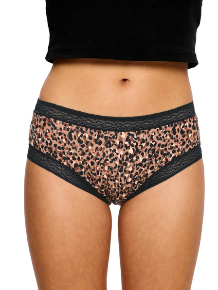 Modibodi Менструални бикини Modibodi Sensual Boyleg Light Animalia Brown