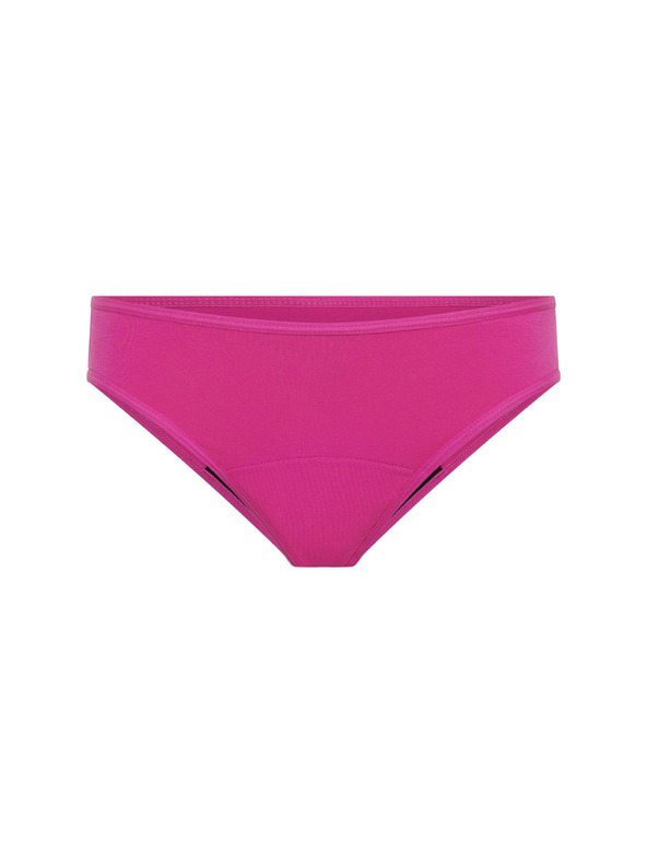 Modibodi Менструални бикини Modibodi Basic Mid-Rise Brief Moderate-Heavy Fandango Pink