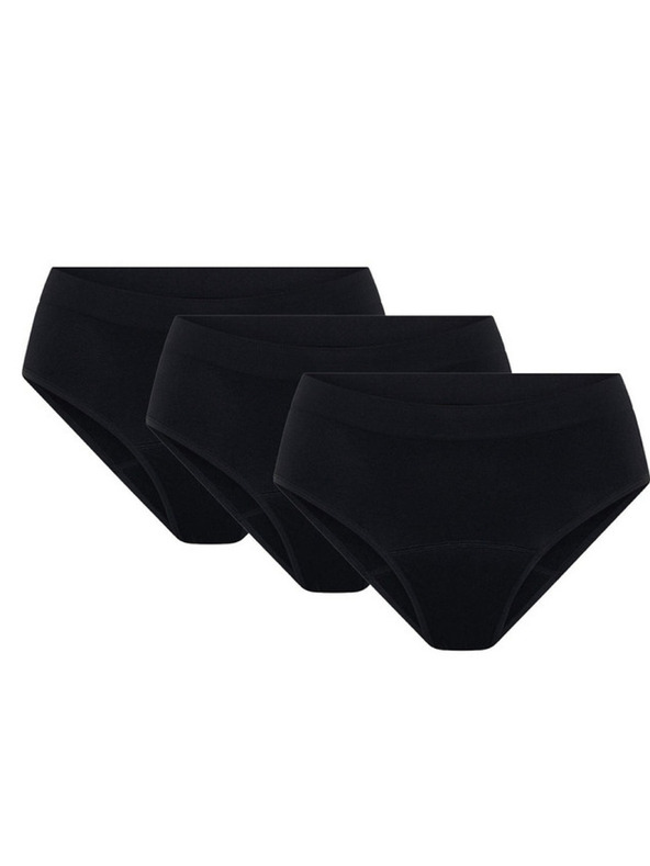 Modibodi Комплект от три - менструални бикини Modibodi Soft Stretch Seamless Bikini Brief Moderate