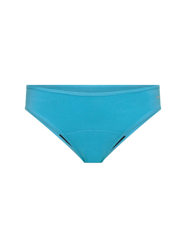 Modibodi Менструални бикини Modibodi Basic Mid-Rise Brief Moderate-Heavy Cerulean Blue