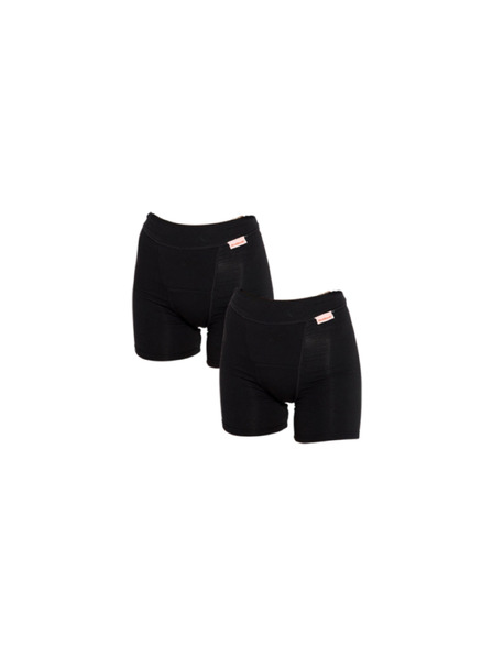 Modibodi Комплект от два - момичешки менструални бикини за сън Modibodi Teen Sleep Short Super Black