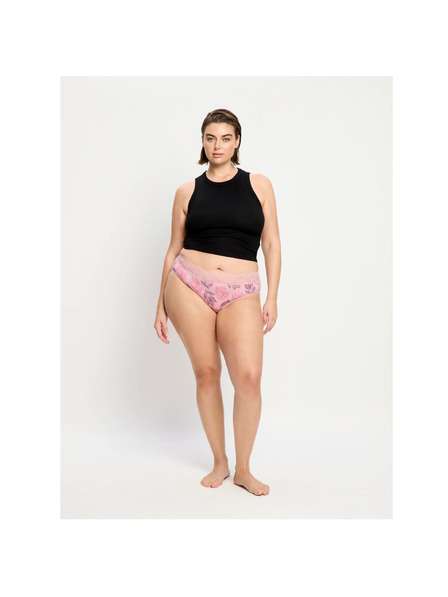Modibodi Менструални бикини Modibodi Sensual Hi-Waist Bikini Moderate-Cassia Pink
