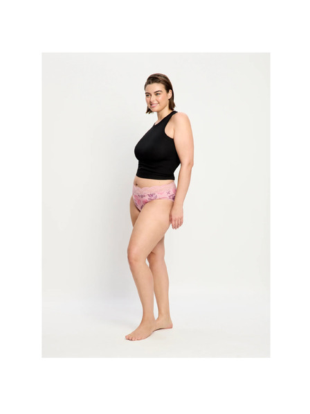 Modibodi Менструални бикини Modibodi Sensual Hi-Waist Bikini Moderate-Cassia Pink