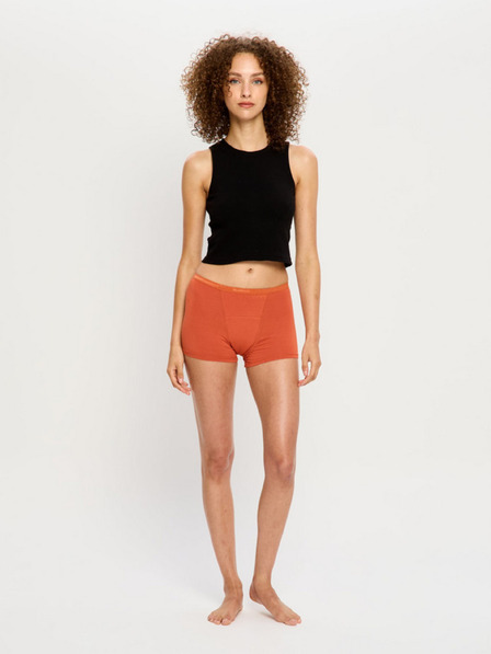 Modibodi Менструални бикини Modibodi Classic Boyshort Super Burnt Brick