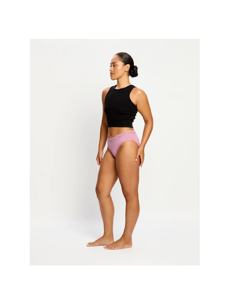 Modibodi Менструални бикини Modibodi Sensual Hi-Waist Bikini Light Dusky Orchid