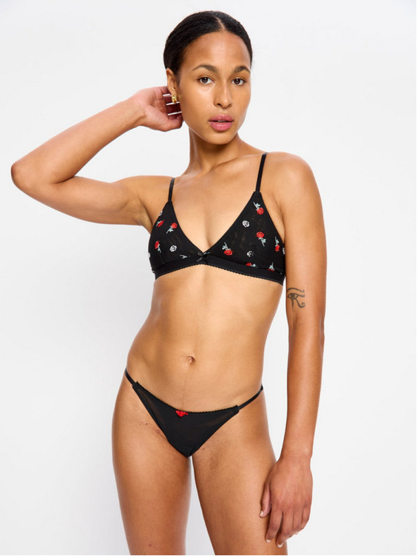 Modibodi Бюстгалтер Modibodi Intimates V Day Bralette Black Rose