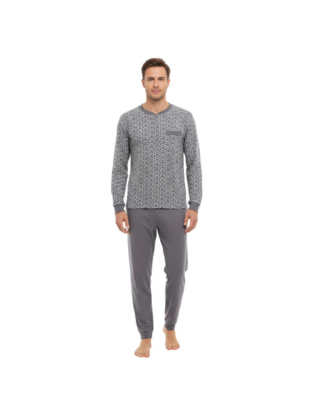 Gianvaglia Мъжка пижама Gianvaglia многоцветна (2501/grey)