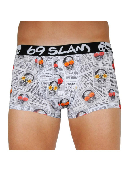 69slam Мъжки боксерки 69SLAM hip newspaper