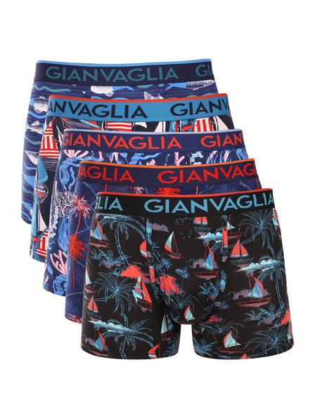 Gianvaglia Набор от пет - мъжки боксерки Gianvaglia многоцветни