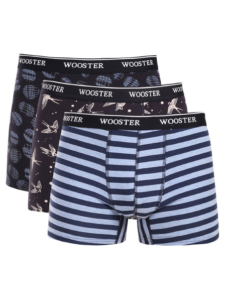 Wooster Набор от три - мъжки боксерки Wooster многоцветни
