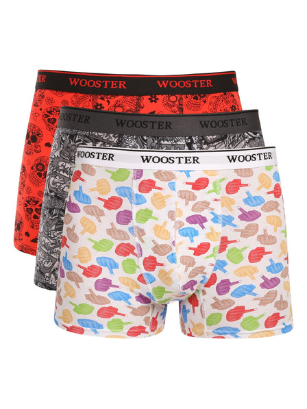 Wooster Набор от три - мъжки боксерки Wooster многоцветни