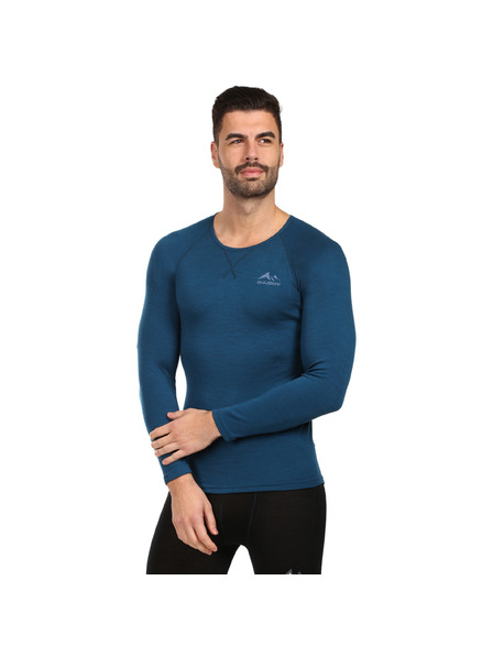 HUSKY Мъжка термична тениска HUSKY MERTEE мерино синя