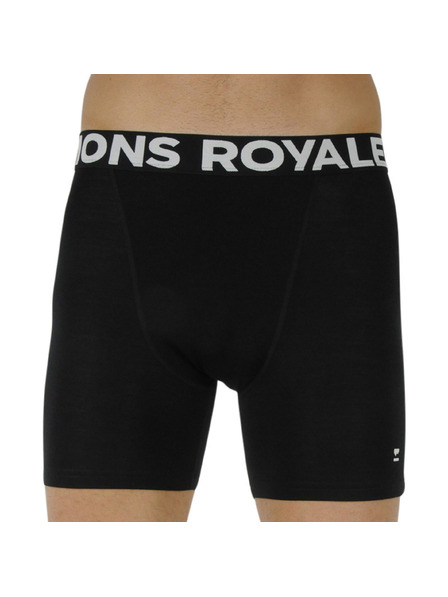 Mons Royale Мъжки боксерки Mons Royale мерино черни