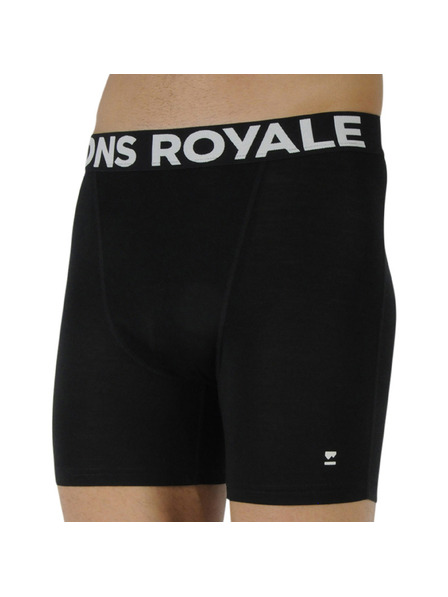 Mons Royale Мъжки боксерки Mons Royale мерино черни