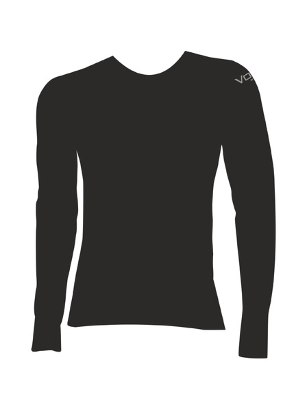 VoXX Мъжка тениска VoXX merinowool функционална черна