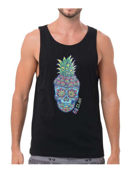 69slam Мъжка тениска 69SLAM PINE SKULL BLACK