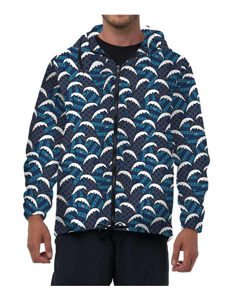 69slam Мъжко яке 69SLAM BATIK WAVES