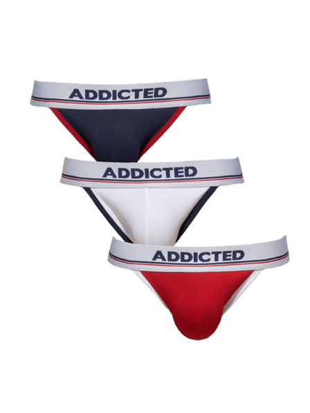 ADDICTED Набор от три - мъжки джокей Addicted многоцветни