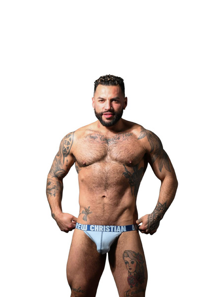 Andrew Christian Мъжки джокей Andrew Christian сини ALMOST NAKED
