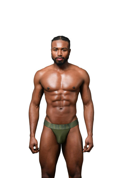 Andrew Christian Мъжки джокстрап Andrew Christian зелен ALMOST NAKED Military
