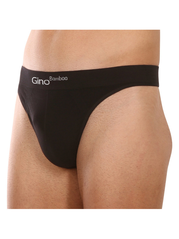 gino Мъжки танга Gino черна