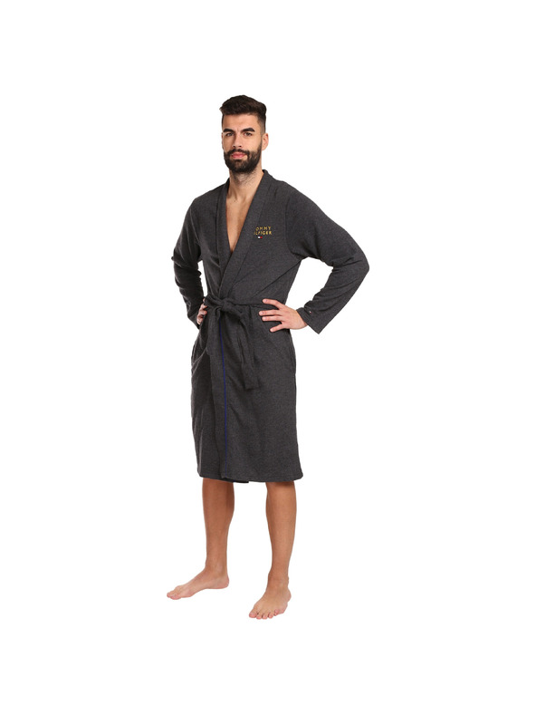 Tommy Hilfiger Мъжки халат Tommy Hilfiger сив
