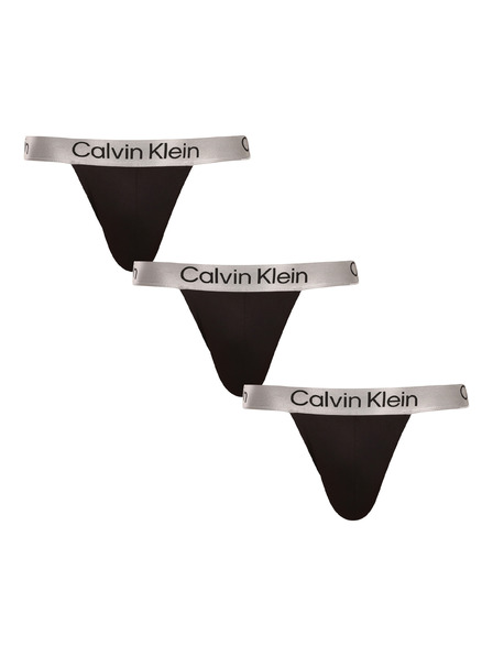 Calvin Klein Комплект от три - мъжки джокстрап Calvin Klein черен