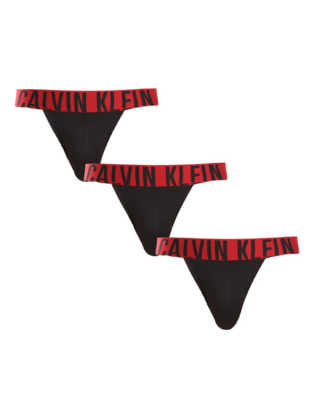Calvin Klein Комплект от три - мъжки джокстрап Calvin Klein черен