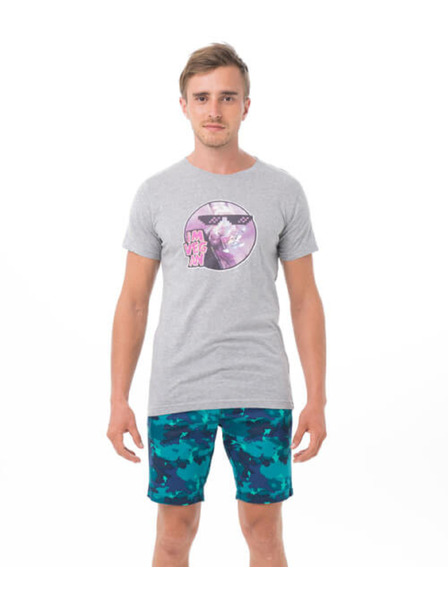 69slam Мъжка тениска 69SLAM VEGAN RABBIT GREY