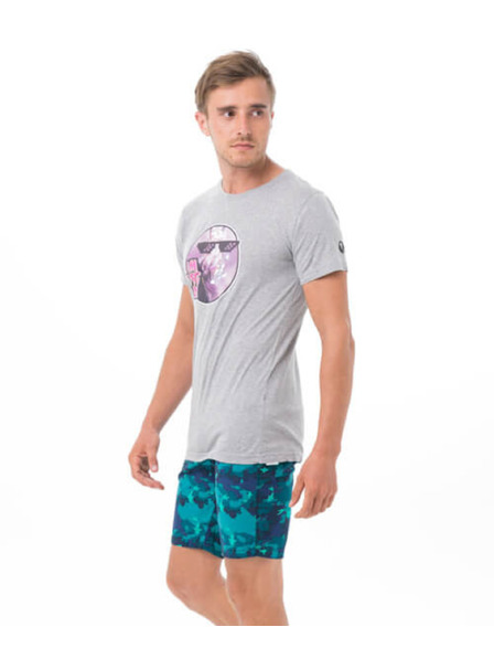 69slam Мъжка тениска 69SLAM VEGAN RABBIT GREY
