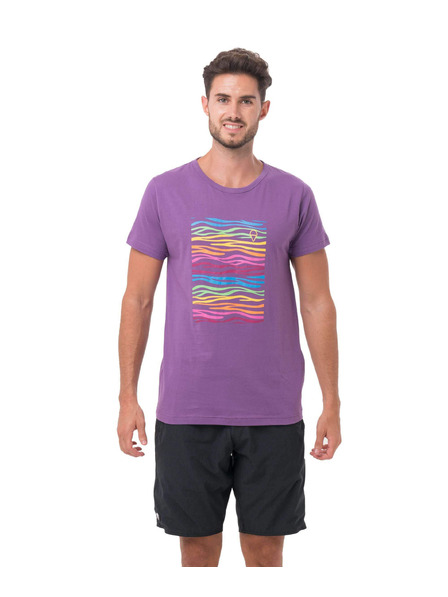 69slam Мъжка тениска 69SLAM ZEBRA NEON PURPLE