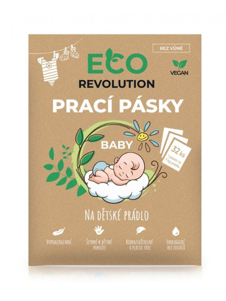 EcoRevolution Прахчета за пране EcoRevolution baby 32ks